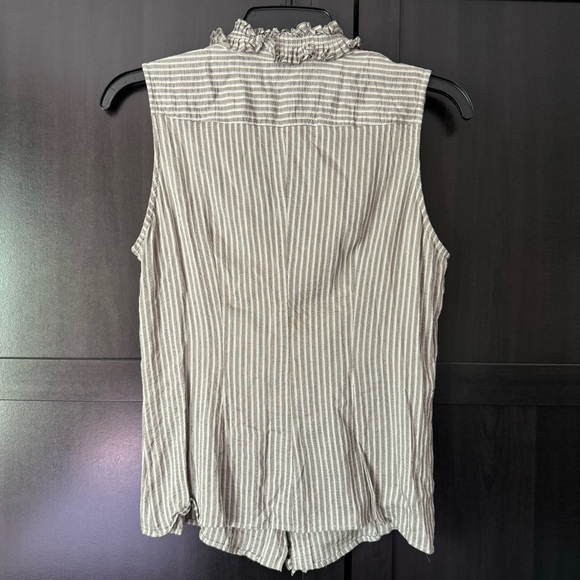 Armani collezioni silk blend sleeveless blouse - Picture 3 of 4